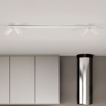 Nova Luce Oso - opbouwspot - 120 x 3,5 x 10,5 cm - wit