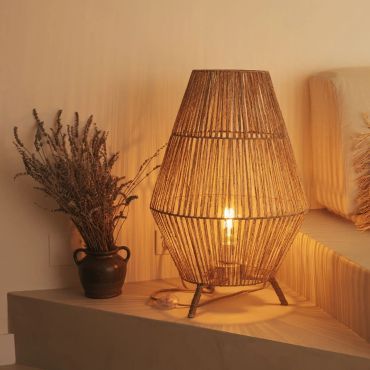 New Garden Sisane - vloerlamp - Ø 48 x 72 cm - rotan