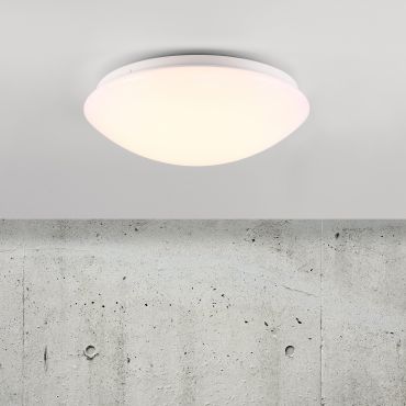 Nordlux Ask - plafondverlichting - Ø 28 cm - 12W LED incl. - IP44 - wit