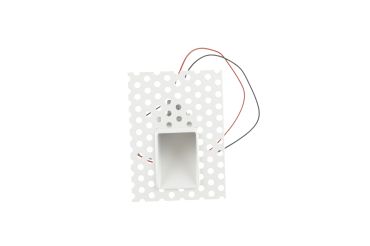 Projectlight Blanche - inbouw wandverlichting - 8 x 11 cm - 1W dimbare LED incl. - wit