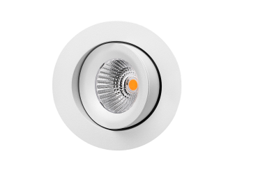Artdelight Special - inbouwspot - Ø 95 mm, Ø 83 mm inbouwmaat - 9W LED incl. - dim to warm - IP54 - wit
