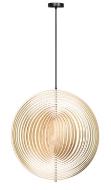 ETH Woody - hanglamp - Ø 59 x 200 cm - bruin
