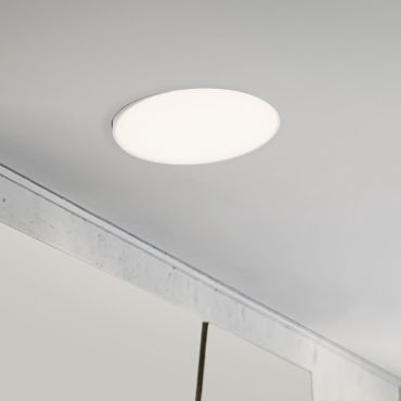 Nova Luce Perfect Profile Trimless - inbouwspot - Ø 440 mm, 420 mm inbouwmaat - 24W dimbare LED incl. - 3000K - wit