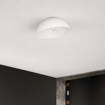 Nova Luce Onia - plafondlamp - Ø 40 x 25 cm - zandwit