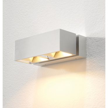 Artdelight BfeldII - wandlamp - 18 x 11 x 6 cm - 4 x 3W LED incl. - IP54 - aluminium
