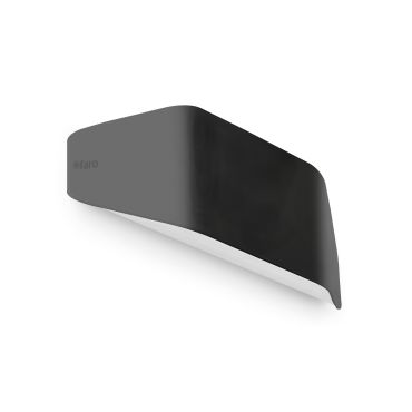 Faro Future - wandverlichting - 31,5 x 7 x 13,5 cm - IP44 - donkergrijs