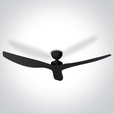 ONE Light Classic Fan Range - plafondventilator - Ø 132 x 28 cm - zwart