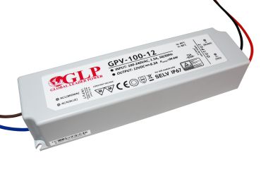 GLP LED driver - 12Vdc/230V - IP67 - 100W - niet-dimbaar