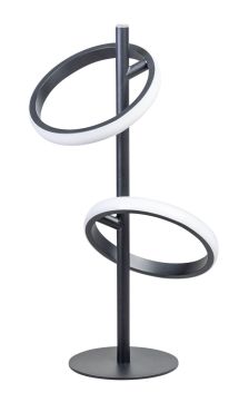 ETH Jaimy - tafellamp - Ø 16 x 39 cm - 12W dimbare LED incl. - zwart