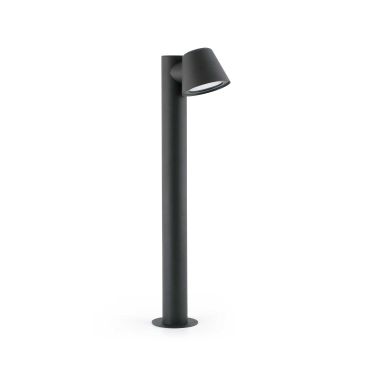 Faro Gina - tuinpaal - 11,5 x 11 x 70 cm - IP44 - donkergrijs