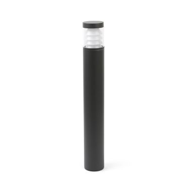 Faro Plim - tuinpaal - Ø 9 x 65 cm - 10W LED incl. - IP65 – donkergrijs met transparant glas