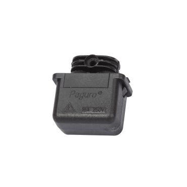 VK Lighting waterdichte kabeldoos driepolig 1 in / 1 uit - IP68 - zwart