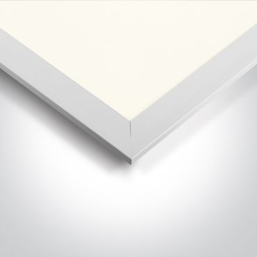 ONE Light 40W Backlit Panel - inbouw LED-paneel met achtergrondverlichting voor verlaagde T-rail plafonds - 59,5 x 59,5 x 3,5 cm - 40W LED incl. - IP65 - wit - instelbare lichtkleur