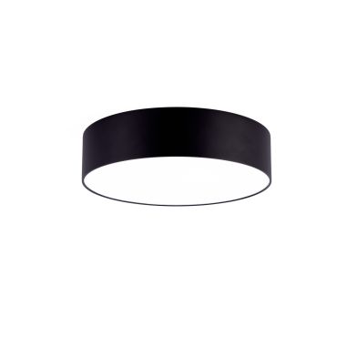Faro Aris - plafondlamp - Ø 25 x 5,5 cm - 30W LED incl. - zwart