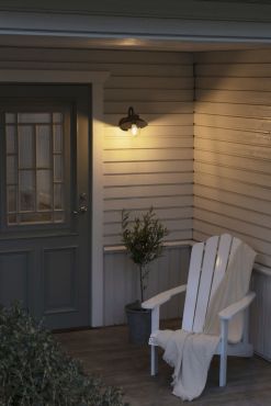 Konstsmide Vega Mini - wandverlichting - 36 x 24,5 x 22 cm - IP44 - zwart
