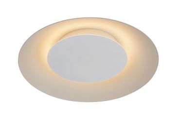 Lucide Foskal - plafondverlichting - Ø 34,5 x 7,3 cm - 12W LED incl. - wit