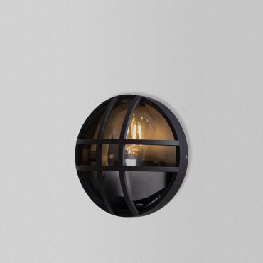 Nova Luce Amel - buiten wandverlichting - Ø 17,5 x 10 cm - IP65 - donker antraciet