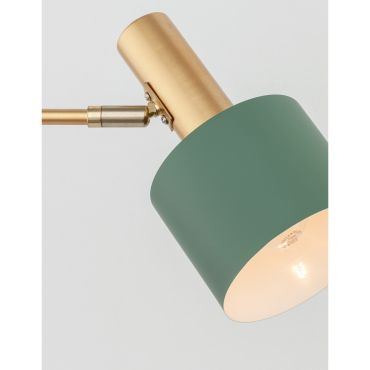 Nova Luce Paz - tafellamp - 60 cm - mint en goud