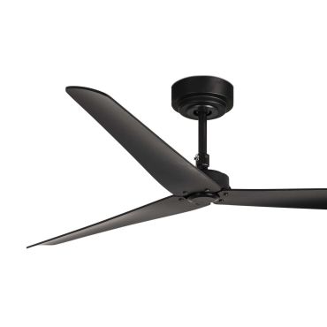 Faro Milos - plafondventilator met afstandsbediening - Ø 132 cm - mat zwart