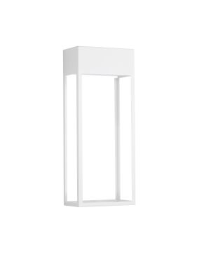 Nova Luce Moby - buiten wandverlichting - 16 x 40 x 9 cm - 20W LED incl. - IP65 - zandwit