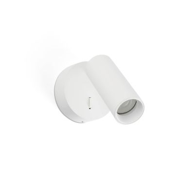 Faro Stan Slim - wandverlichting - Ø 4,2 x 8,7 cm - wit
