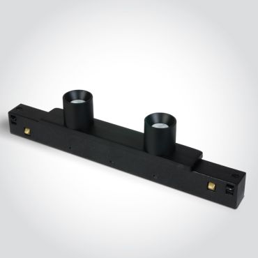 ONE Light magnetisch railsysteem MINI &amp; MIDI - railspot 2L - 20 x 2,7 cm - 2 x 2W LED incl - zwart
