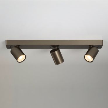 Projectlight Phoebe - opbouwspot 3L - 54 x 7 x 11 cm - brons
