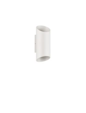Nova Luce Nocta - buiten wandverlichting - 9,6 x 24 x 10 cm - 9W LED incl. - IP54 - zandwit