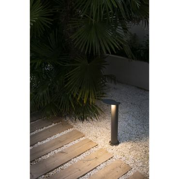 Faro Lotus - tuinpaal - 22,5 x 22,5 x 65 cm - 18W LED incl. - IP65 - donkergrijs