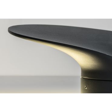 Faro Lotus - tuinpaal - 22,5 x 22,5 x 35 cm - 18W LED incl. - IP65 - donkergrijs