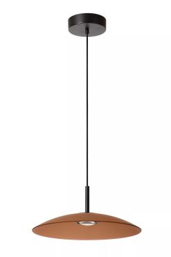 Lucide Menga - hanglamp - Ø 40 x 150 cm - 12W dimbare LED incl. - amber
