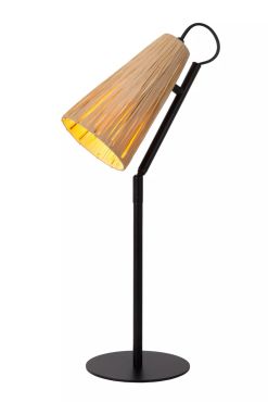 Lucide Bensen - tafellamp - 16 x 20,3 x 51,5 cm - naturel