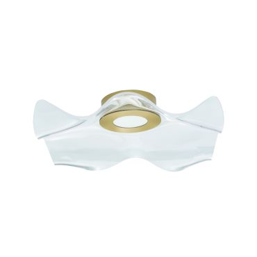 Nova Luce Siderno - plafondverlichting - 50 x 50 x 20 cm - 31W LED incl. - goud