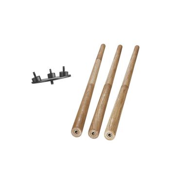 Nordlux Kettle Tripod 100 - statief voor Kettle 22 en 36 lampenkappen - 37 x 32,5 x 102,3 cm - lichtbruin