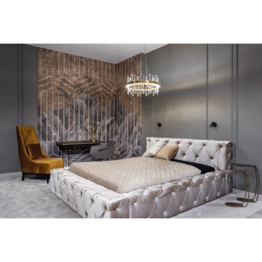 Maxlight Prince - luster - Ø 60 x 150 cm - 31W LED incl. - goud
