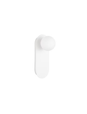 Nova Luce Blob - wandlamp - 12 x 30 x 13 cm - zandwit en opaalglas