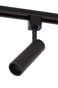 Lucide Track Grado Railspot - 1-fase Railsysteem - Ø 3,9 x 13,5 cm - zwart