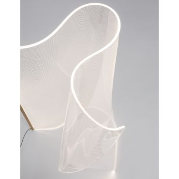 Nova Luce Siderno - staanlamp - 105 cm - 31W LED incl. - goud