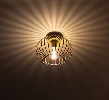ETH Wire Sand - plafondlamp - Ø 30 x 23 cm - zand