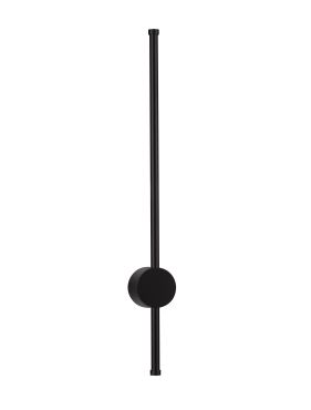 Nova Luce Ridge - buiten wandverlichting - 1,6 x 65 cm - 12W LED incl. - IP65 - zandzwart