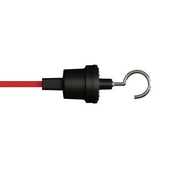 Creative Cables haak voor lichtsnoer - IP44 - zwart