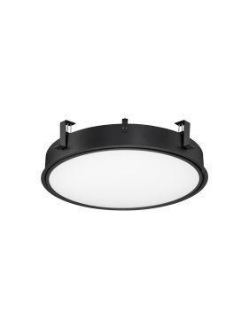 Nova Luce Perfect Profile Trimless - inbouwspot op afstandsbediening (incl.) - Ø 640 mm, 625 mm inbouwmaat - 40W dimbare LED incl. - 2700K-6000K - zwart