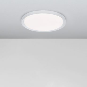 Nova Luce Troy - plafondverlichting - Ø 46 x 7,5 cm - 40W dimbare LED incl. - mat wit