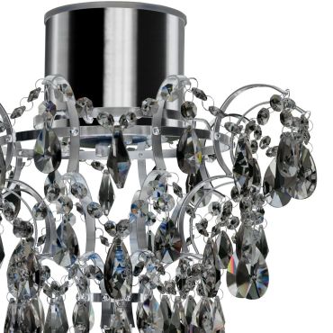 Searchlight Bathroom - badkamer kroonluchter - Ø 36 x 38 cm - IP44 - chroom