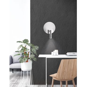 Nova Luce Parete - wandverlichting - 20 x 11 x 27 cm - chroom