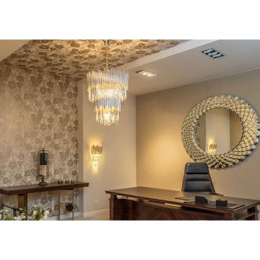Maxlight Vogue - wandverlichting - 30 x 19 x 54 cm - goud
