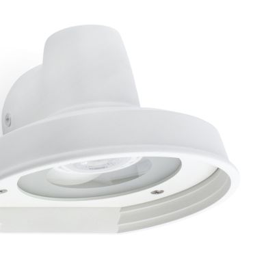 Faro Bronx - wandverlichting - 14,4 x 13,3 x 9,6 cm - IP44 - mat wit