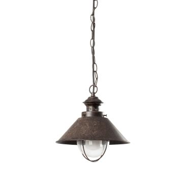 Faro Nautica - hanglamp - Ø 26 x 101,5 cm - IP33 - roestbruin