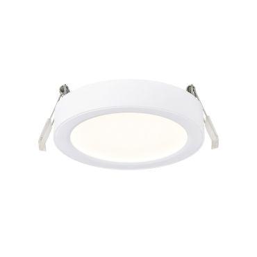 Nordlux Sóller 12 - plafondlamp - Ø 12,9 x 2,5 cm - 7,5W dimbare LED incl. -  IP44 - wit