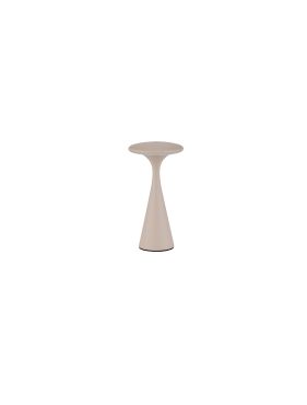Nova Luce Grigio - oplaadbare tafellamp buiten - Ø 10,1 x 19,7 cm - IP54 - zand